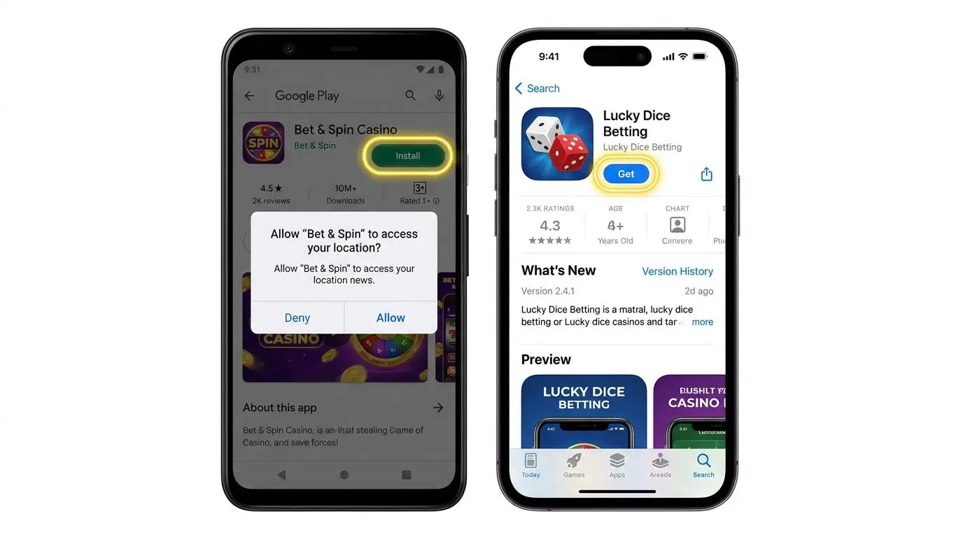 Pasos de instalación de la app de Bwin en Android e iOS